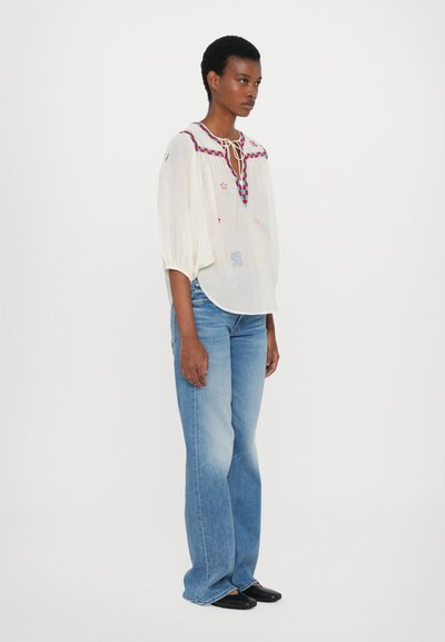 Mother THE BREEZE YOKE - Bluză - whitre