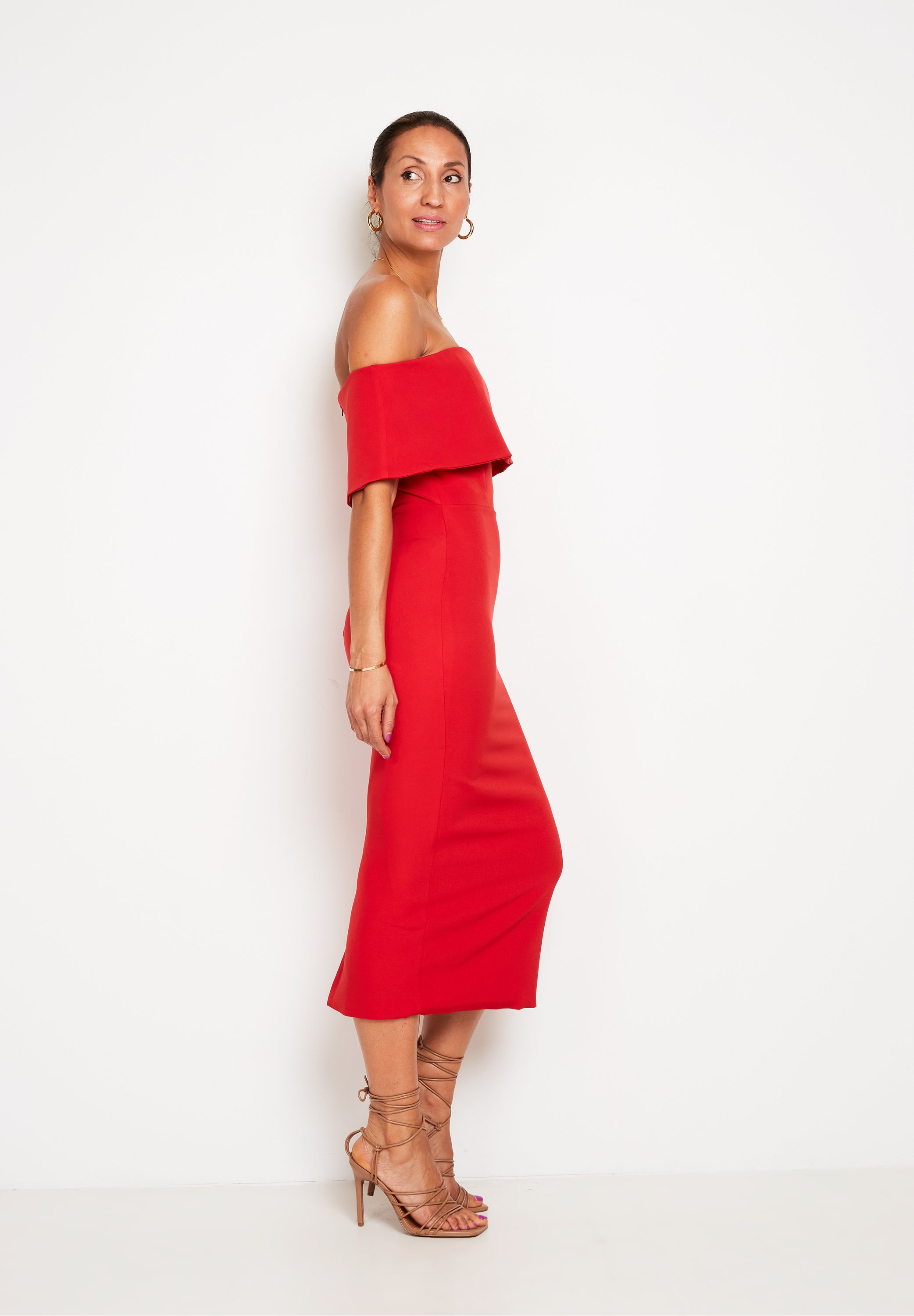 True Violet BARDOT - Vestido de cóctel - red/rojo - Zalando.es
