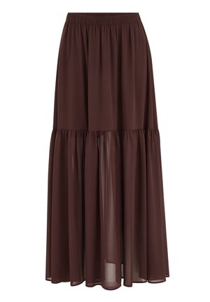 WE Fashion, Jupe longue - dark brown