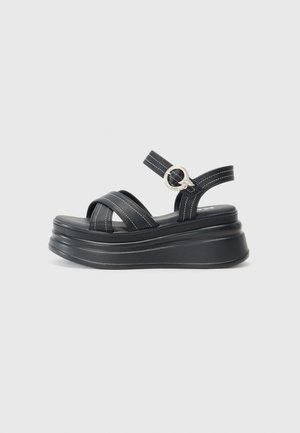 ARLEN - Platform sandals - black
