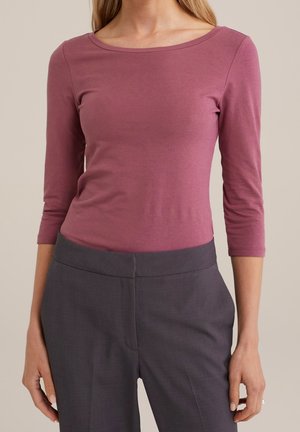 T-shirt à manches longues - mottled light pink