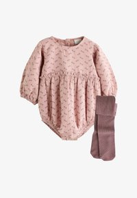 Seleccionado, pink ditsy floral