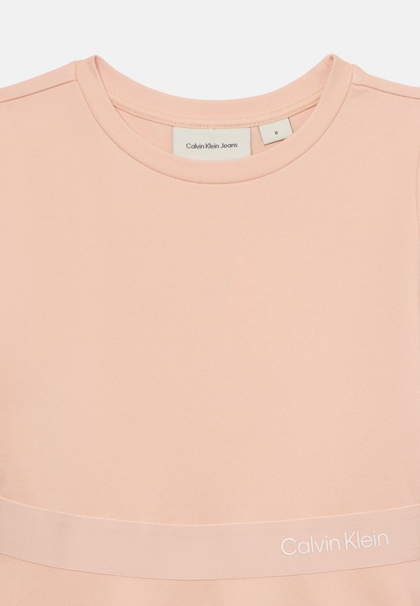 LOGO TAPE PUNTO DRESS - Jersey dress - spanish villa2