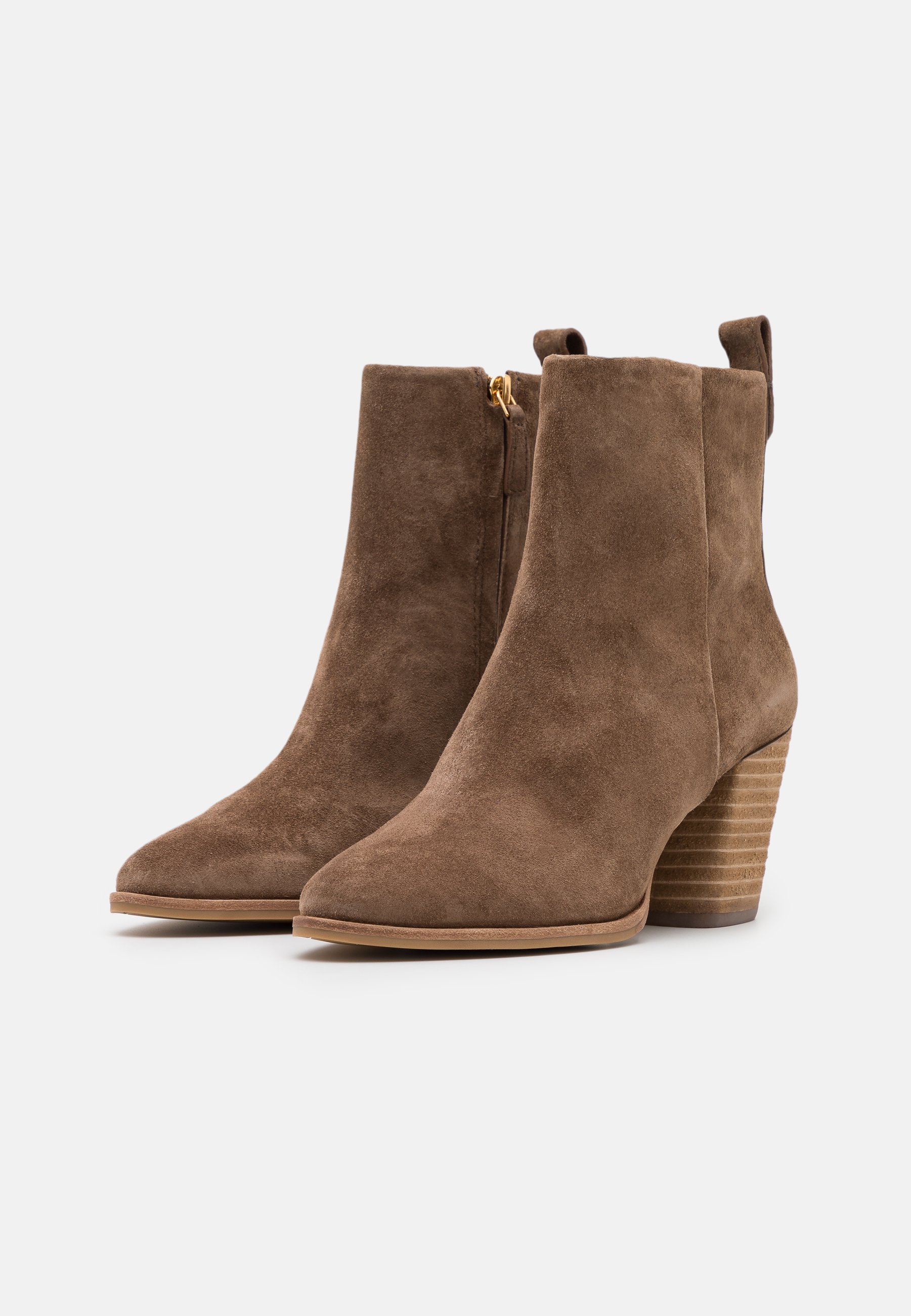 tory burch casual zip up bootie