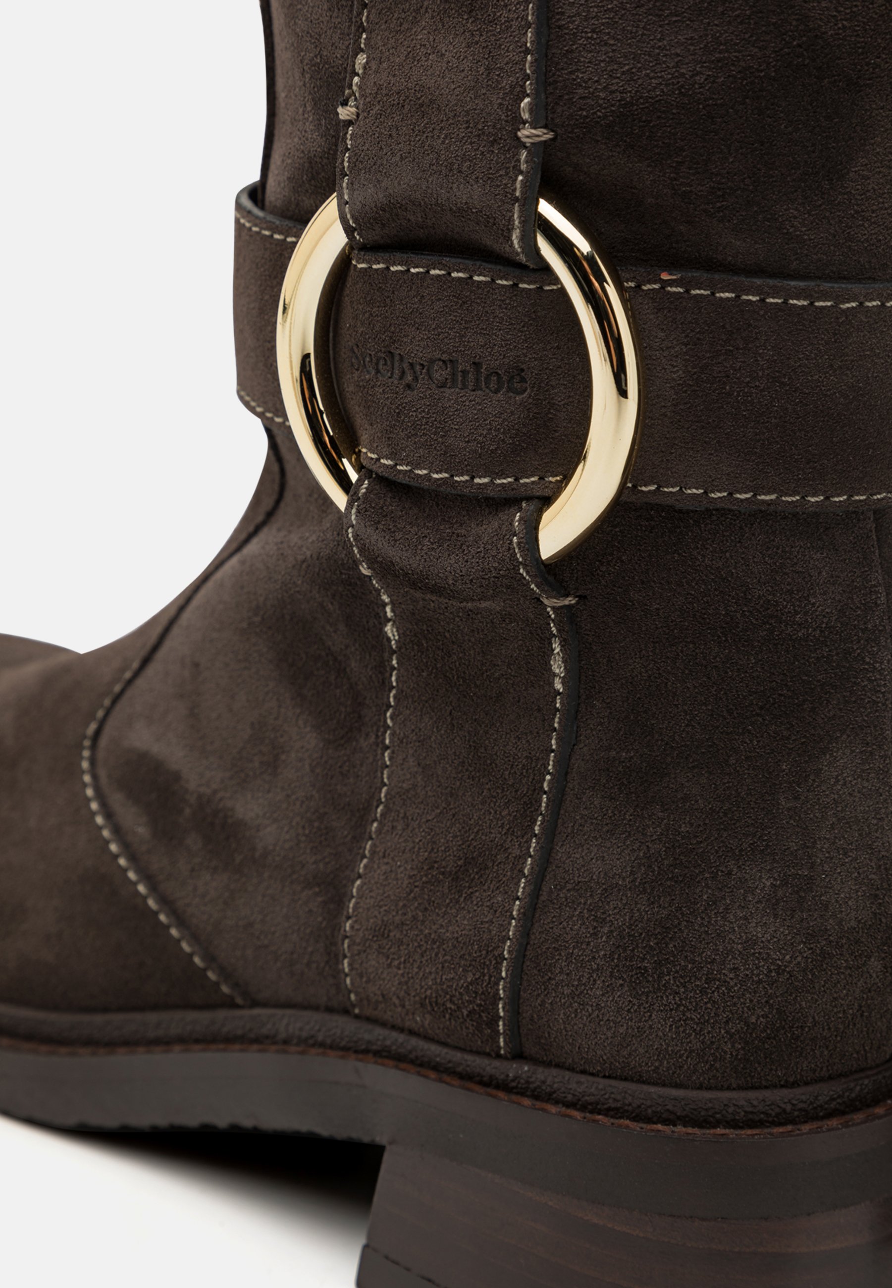 See by Chloé NEW RING LINE - Kozaki/brązowy - Zalando.pl