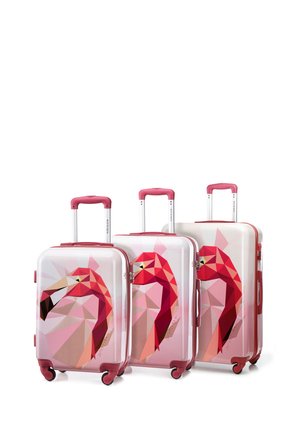 LUGGAGE SET FROM ABS - Kofferset - pink