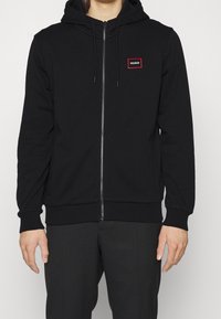 HUGO Sweat zippé - black