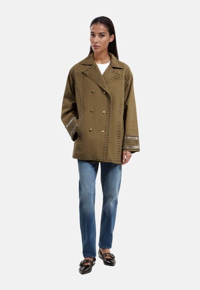 The Kooples Abrigo corto - kaki