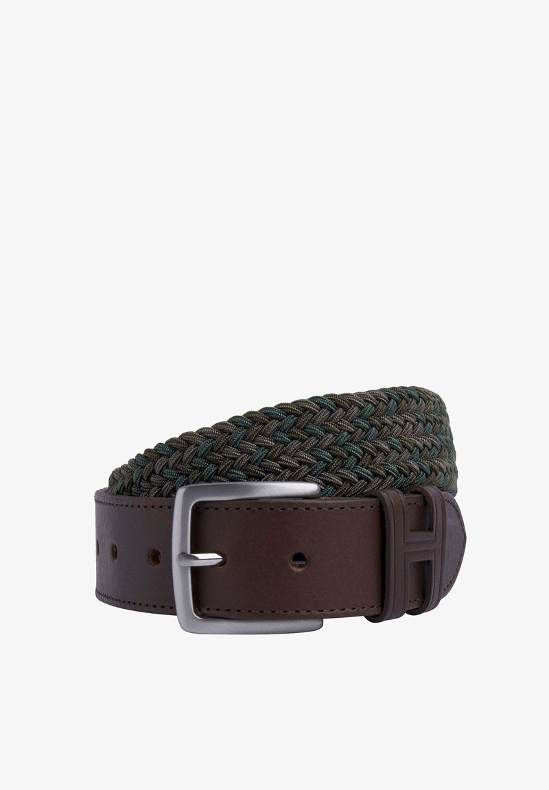 Hackett London MULTI PARA PLAIT BLT - Fletbælter - brown