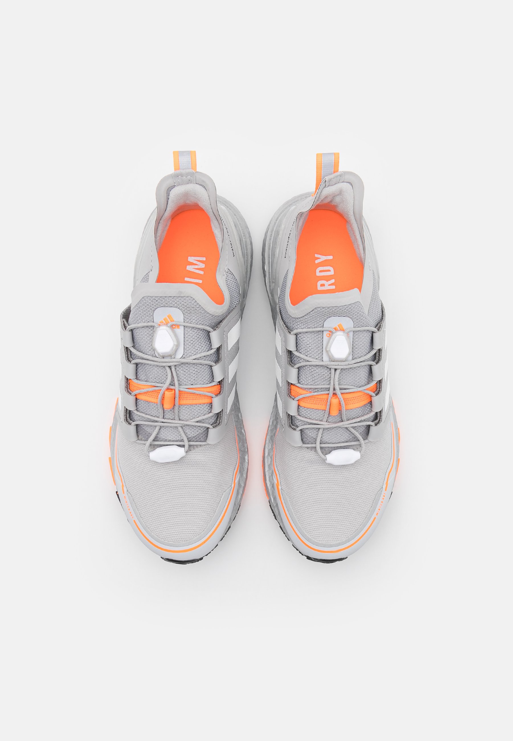 adidas grey and orange shoes