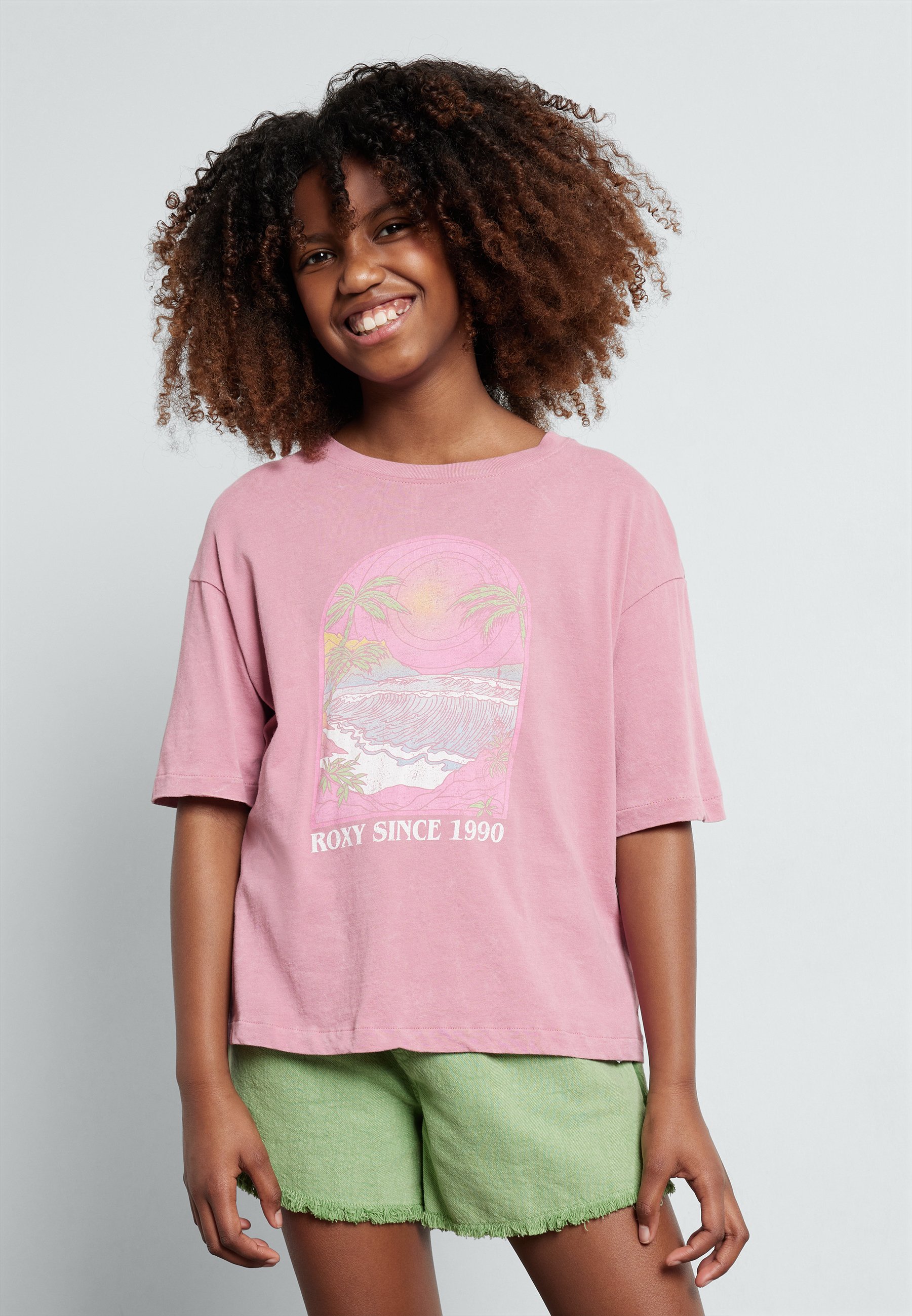 Roxy Endless Music Foil - T-Shirt pour Fille 4-16 T-Shirt Fille Mood Indigo FR: L (Taille Fabricant: 12/L), ERGZT03557