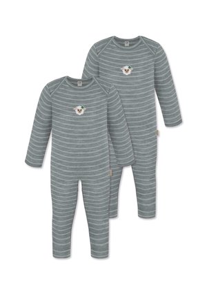 2ER PACK STRAMPLER WAVERLY - Jumpsuit - grau gestreift