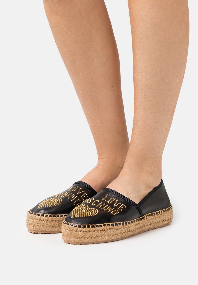 Love Moschino Espadrilles nero/zwart Zalando.nl