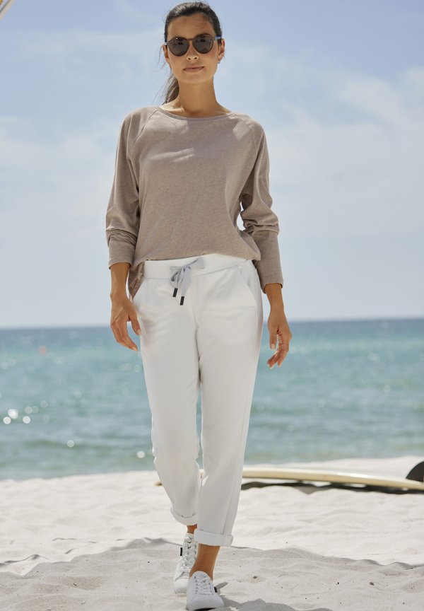 Langarmshirt - taupe