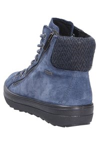 Superfit Enkellaarsjes met plateauzool - blue