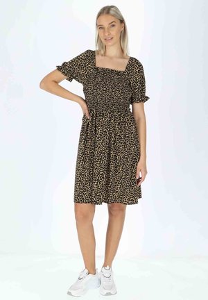 MIAMI SMOCK - Freizeitkleid - leopard
