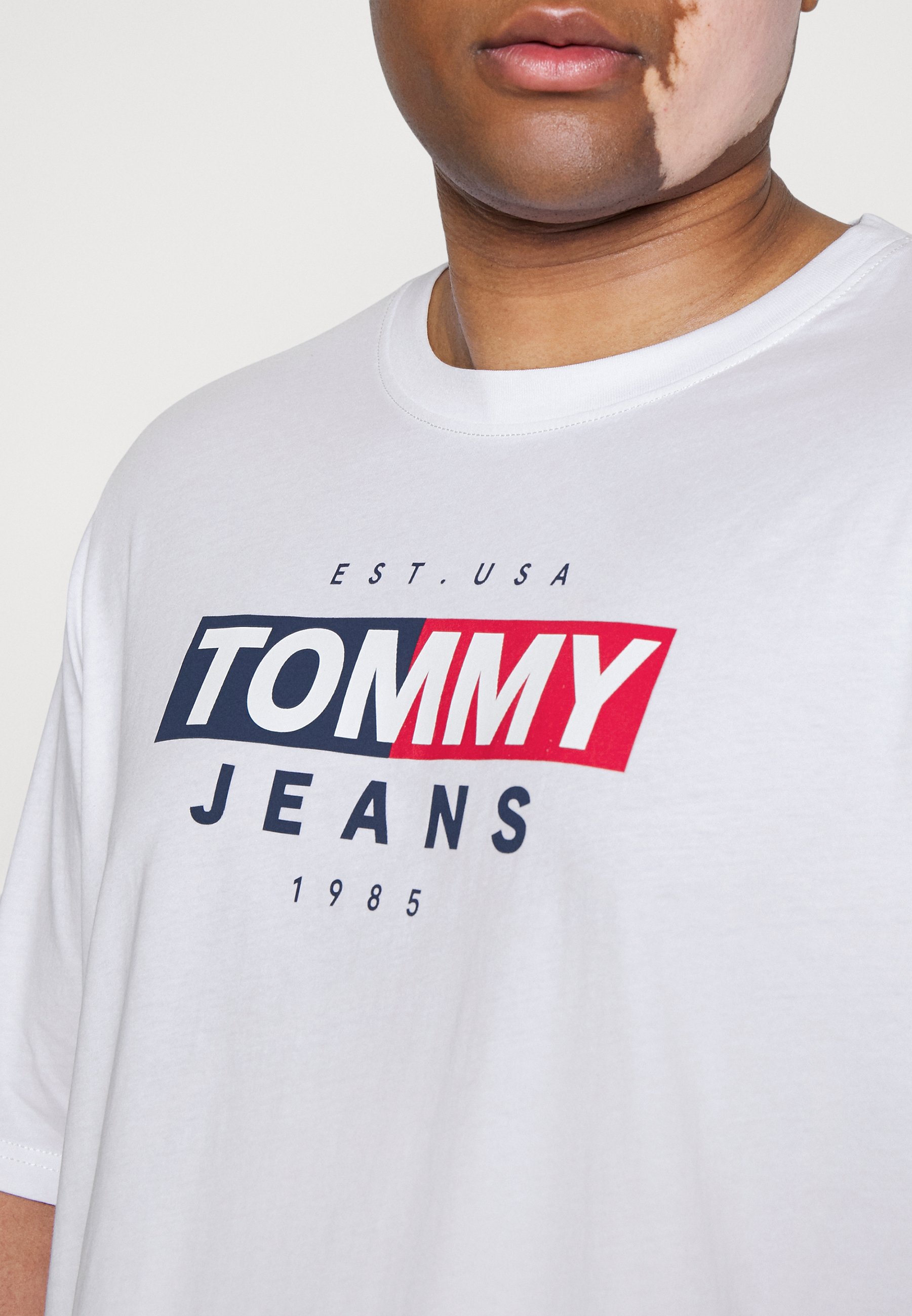 Tommy Jeans Plus PLUS ENTRY FLAG TEE 