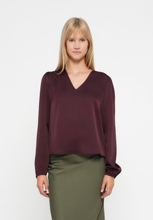 VIELLETTE SMOCK - Bluză - fig