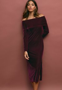 Next BARDOT MIDI - REGULAR FIT - Koktejlové šaty / šaty na párty - burgundy red