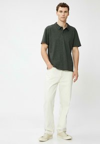 Koton MEALY SHORT SLEEVE - Poloshirt - khaki