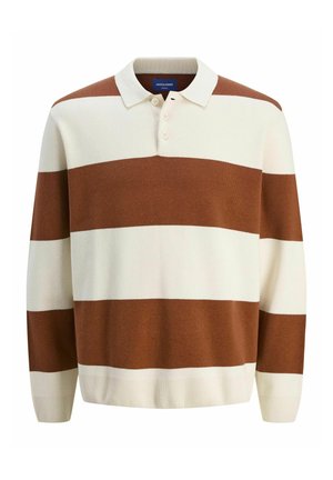Jack & Jones GESTREIFT  - Long sleeved top - sea salt
