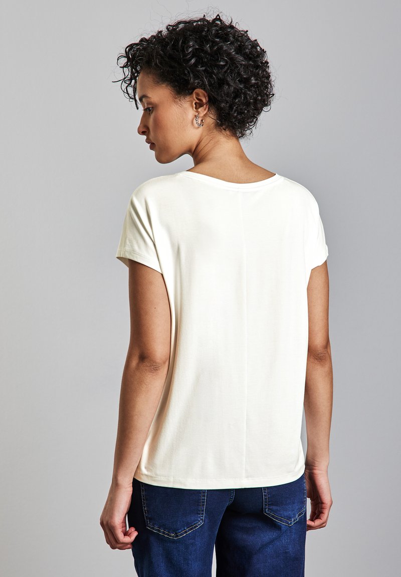 Street One M FOLIEN WORDING - T-shirt con stampa - beige