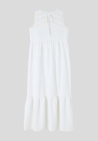 Terranova IN PIZZO - Vestito lungo - bianco ottico