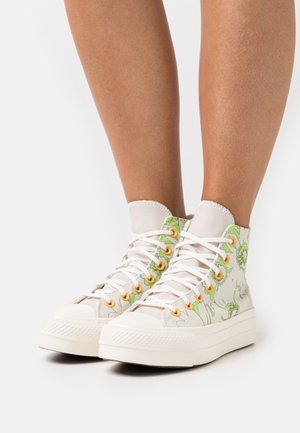 Converse, Baskets montantes - beige