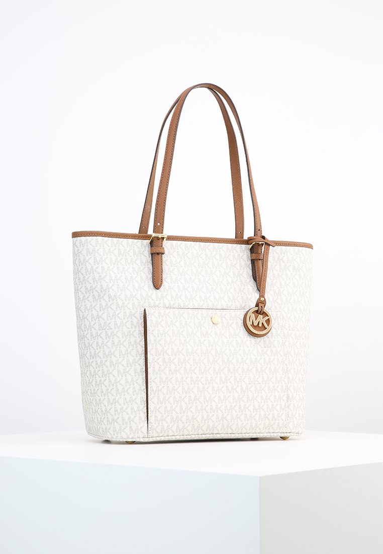 MICHAEL Michael Kors JET SET SNAP POCKET TOTE - Handbag - vanilla