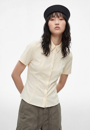 Koton, SHORT SLEEVE SHIRT . - Chemisier - yellow