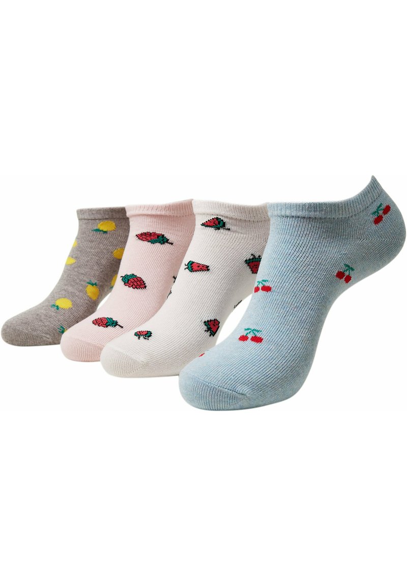 Herren Unterhosen | Urban Classics Füßlinge grey/cream/lightblue/rose/grau - HE75824 Herren Unterhosen | Urban Classics Füßlinge grey/cream/lightblue/rose/grau - HE75824
