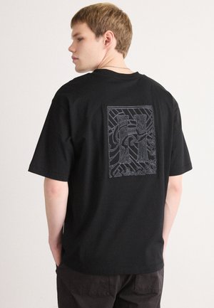 DADSU - Majica kratkih rukava s printom - black