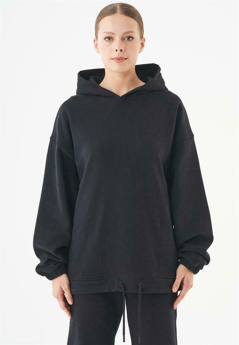Damen Sweatshirts | ORGANICATION HANDE OVERSIZE Kapuzenpullover black/schwarz - PP59639 Damen Sweatshirts | ORGANICATION HANDE OVERSIZE Kapuzenpullover black/schwarz - PP59639