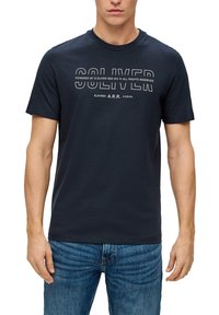 s.Oliver T-Shirt print - navy