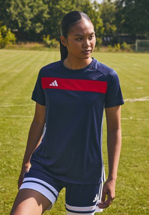adidas Performance TIRO 25 ESSENTIALS - Print T-shirt - team navy red