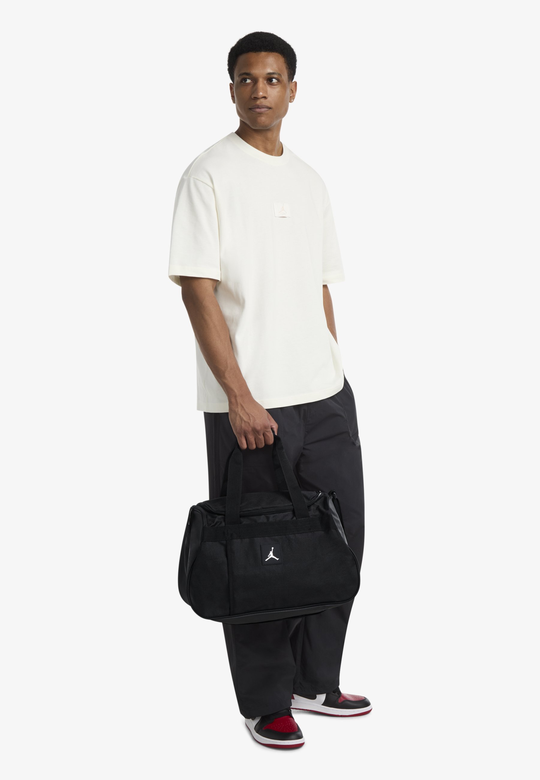 nike air jordan jumpman trainer duffel gym bag