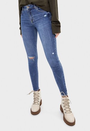 Bershka, Jeans Skinny - light blue