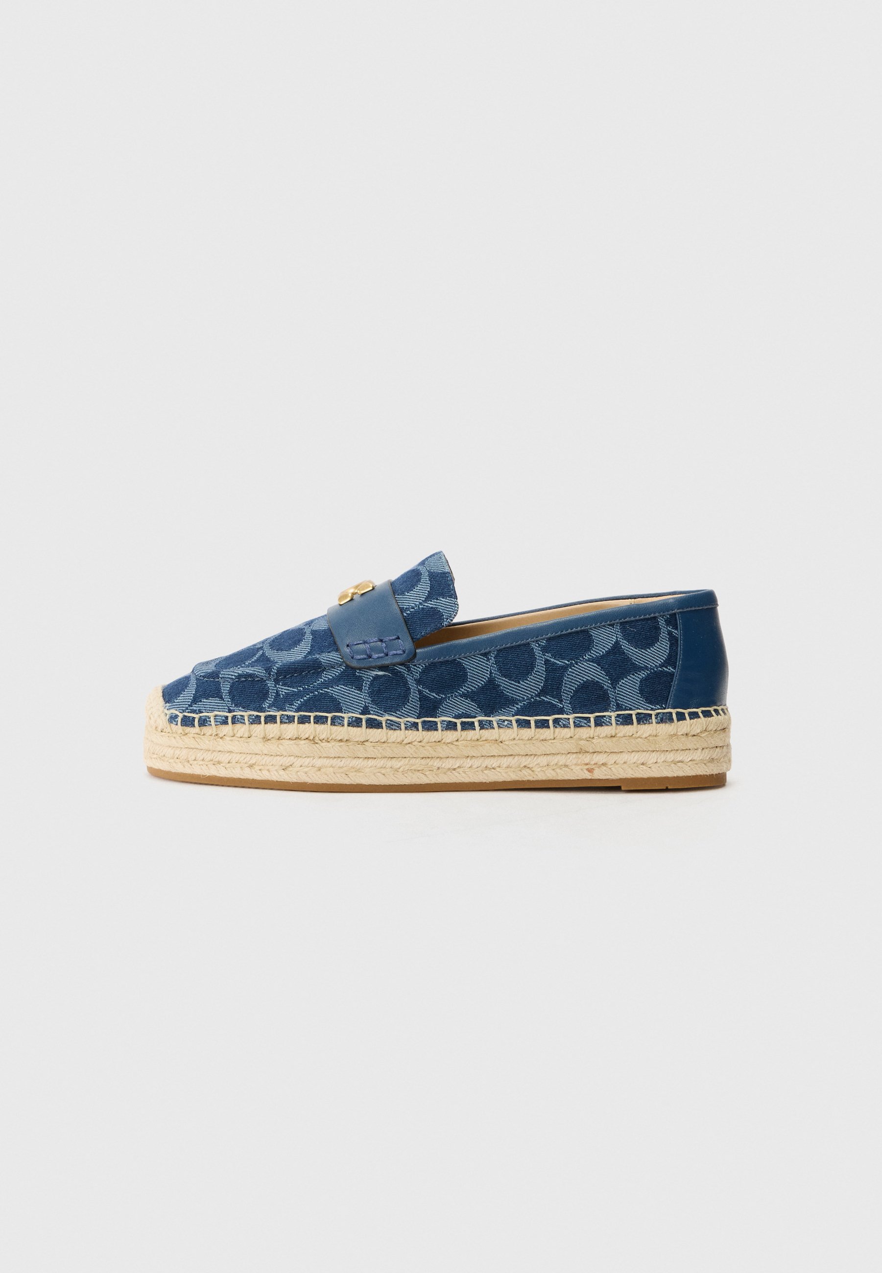 Coach Men\'s Blue Espadrilles Amazon.com | Coach Mens Reilly Espadrille Taupe 7 Medium  main image 4
