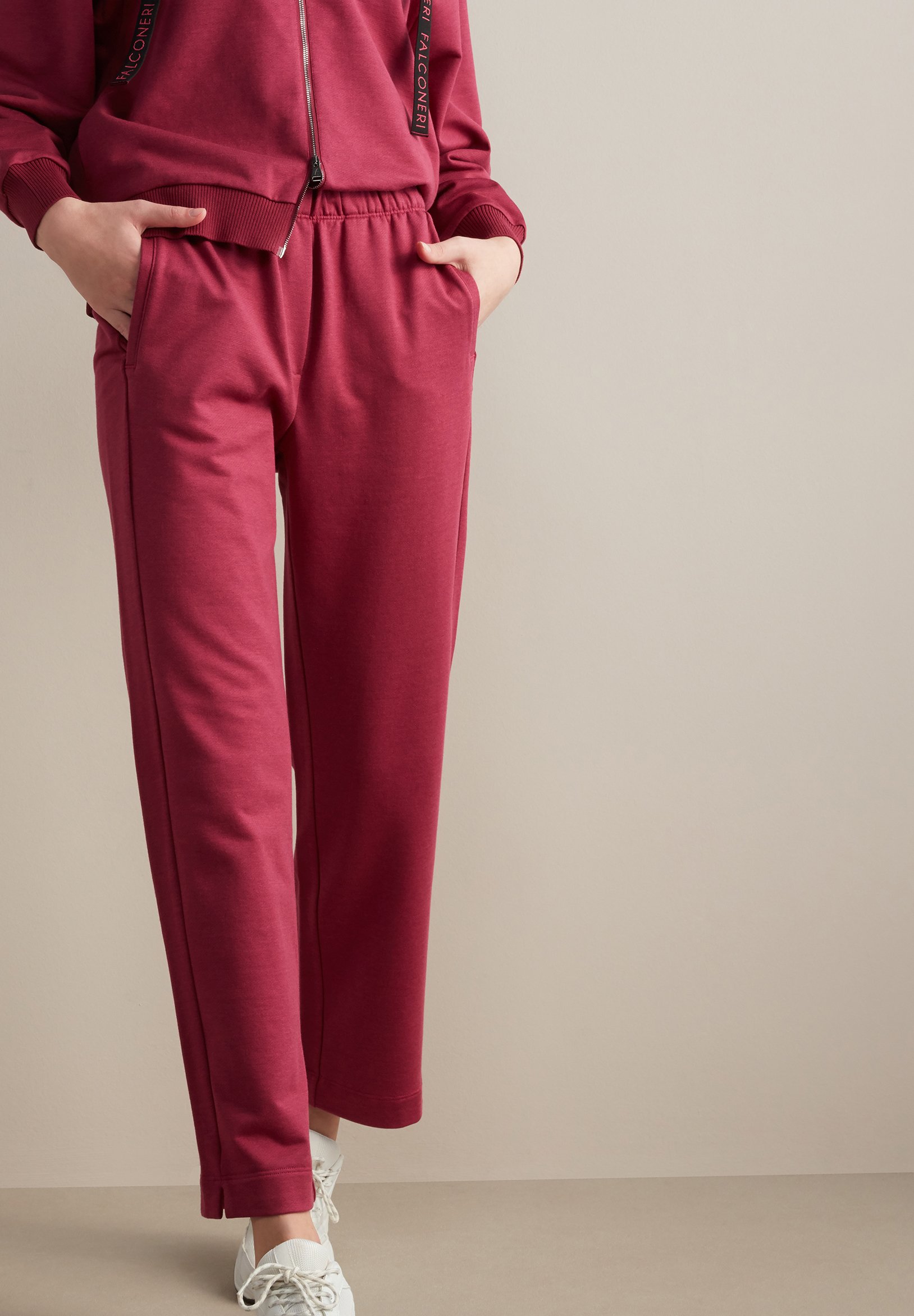 Falconeri Pantaloni - sangria/bordeaux - Zalando