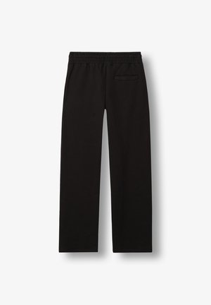Burocs WIDE LEG SEAM PANTS - Tracksuit bottoms - black