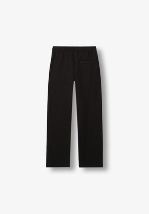 Burocs WIDE LEG SEAM PANTS - Tracksuit bottoms - black