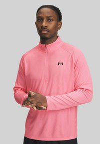 Under Armour TECH TEXTURED - T-shirt à manches longues - prime pink