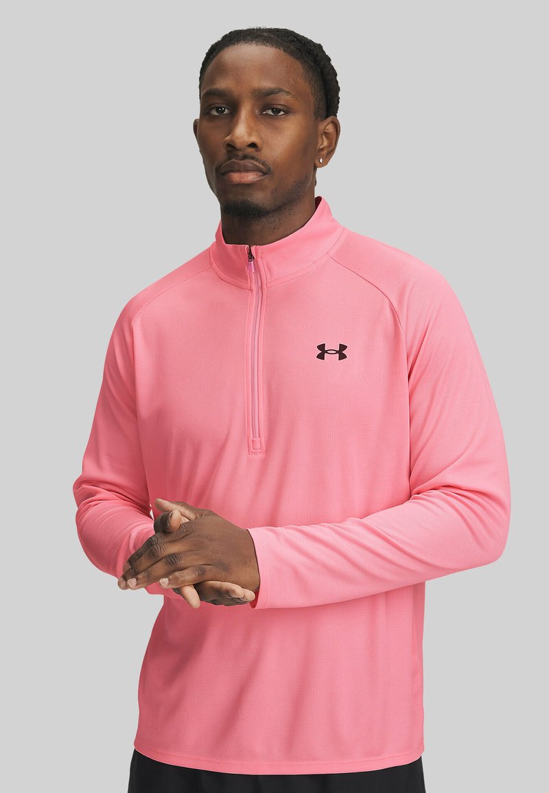 Under Armour TECH TEXTURED - T-shirt à manches longues - prime pink