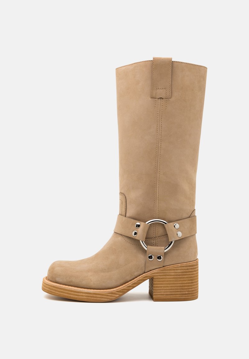 Jeffrey Campbell REFLECTION - Botas de cowboy/motociclista - sand