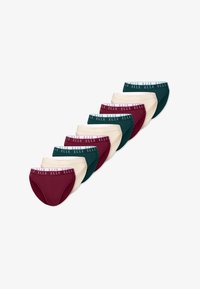 Unausgewählt, dunkelgrün, beige, dunkelrot