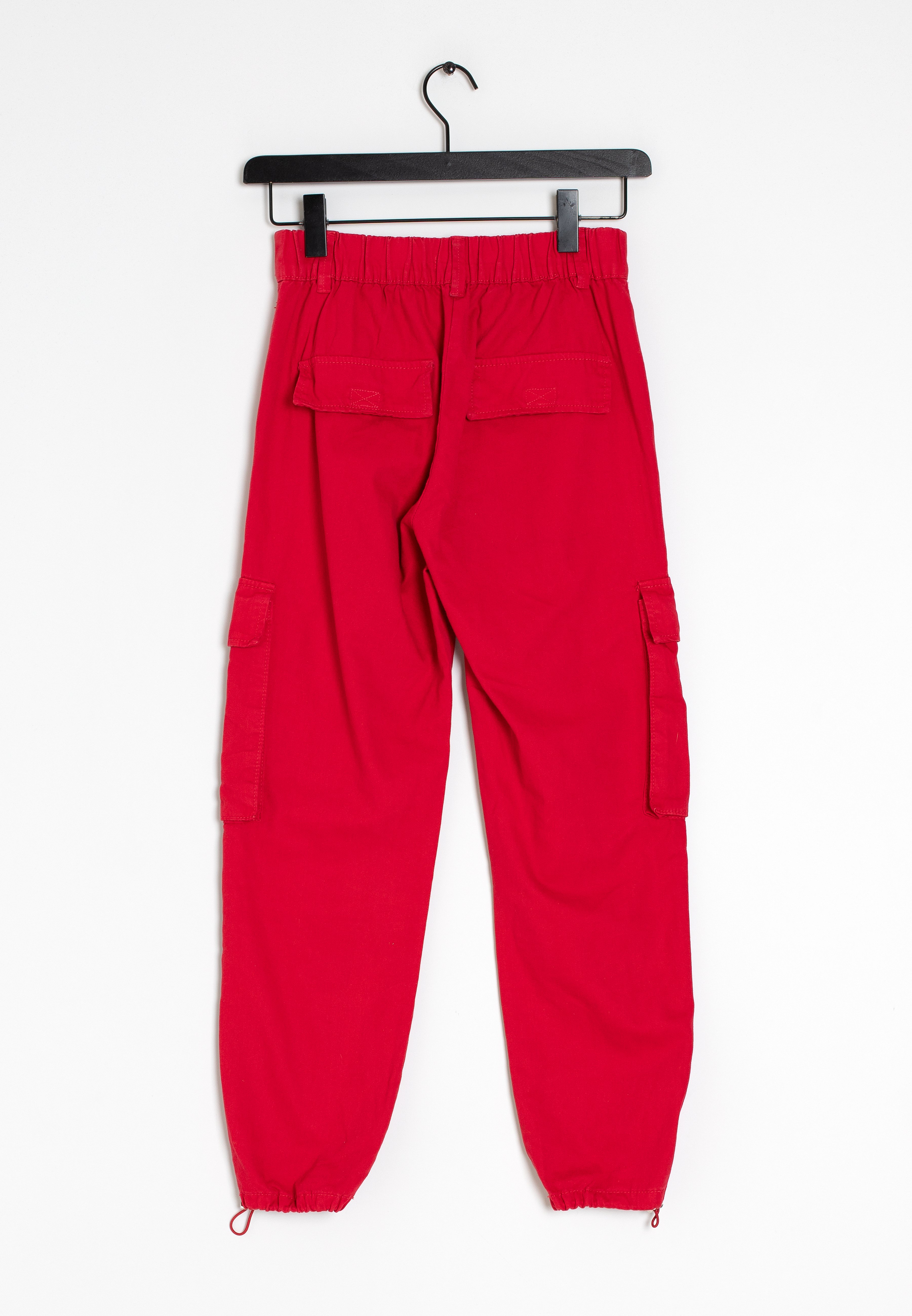 Bershka Pantalones cargo - red/rojo - Zalando.es