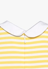 Polo Ralph Lauren STRUCTURED STRIPE - Denní šaty - signal yellow/white