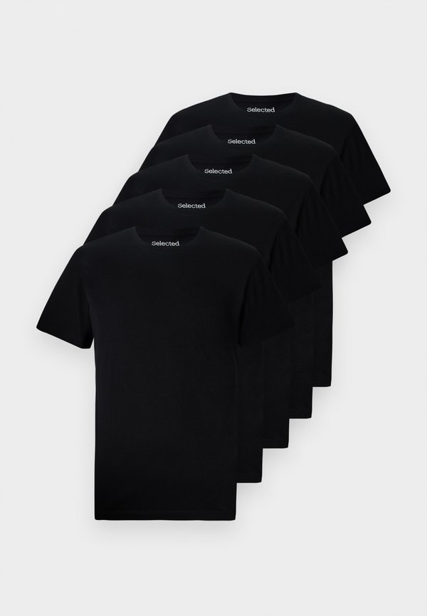 SLHCORMAC O NECK TEE 5 PACK - Basic T-shirt3