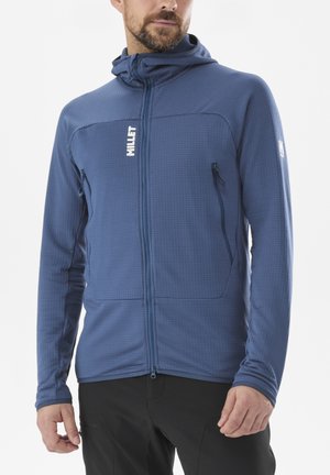 FUSION GRID - Fleecejacke - bleu marine