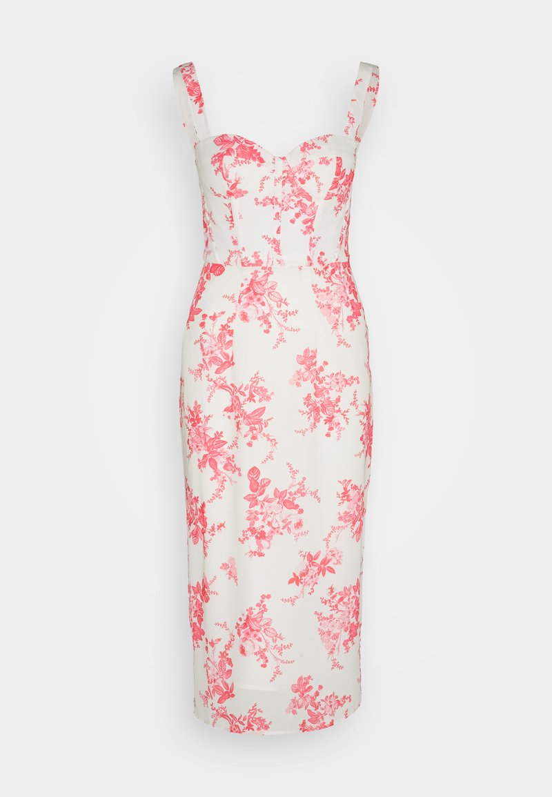 Jarlo Cocktailjurk donkerroze Jarlo Cocktailjurk donkerroze